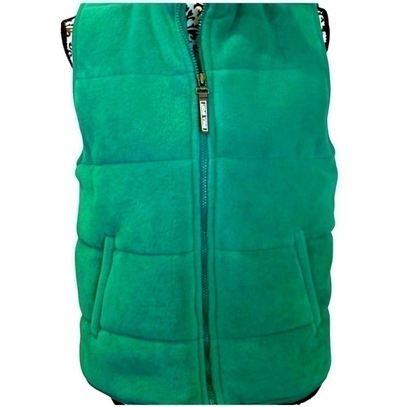 QUILTED FLEECE VEST🍒LADIES MEDIUM🍒FULL ZIP POCKETS EXCELLENT CONDITION🍒 - Picture 4 of 8
